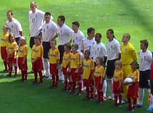 England team (v. Paraguay at the World Cup). F...