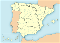 España-loc Carte svg. Carte qui pourrait être utilisé en base. Ceuta et Melilla sont bien représentés. Il faudrait déplacer l'encadré sur les Canaries vers la droite (au niveau de l'Algérie) comme sur la carte précédente. Resserré le bord gauche vers l'Espagne. Enlever le cadre.