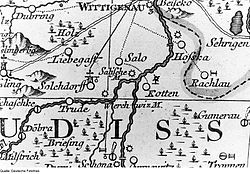 Sulšecy (Solchdorff) a wokolina w lěće 1759