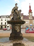 Fountain in Zabreh - statue.jpg
