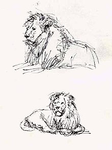 Разные виды рисунков 220px-Frans_Koppelaar_-_Lions
