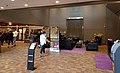 Hamilton Convention Centre Wentworth Concourse viewed from the main entrance. The Wentworth Room is to the left, and the entrance to FirstOntario Concert Hall is to the right