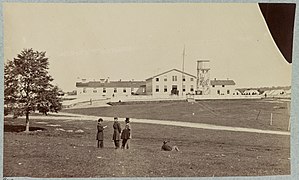 Mount Pleasant Hospital - The administration building facing south