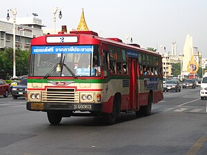 Hino AK buss for BMTA i Bangkok.