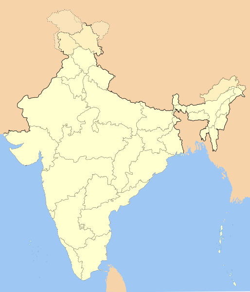 Ficheiro:India-locator-map-blank.svg