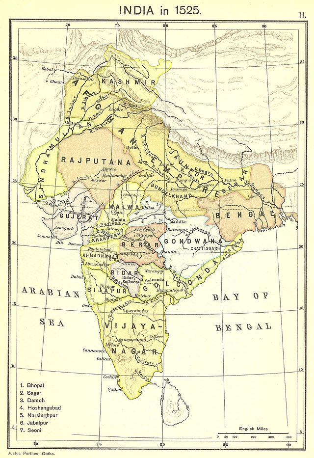 Localização de Dinastia Lodi