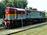 Der erste WDM-2 18040 wurde im National Rail Museum in Neu-Delhi aufbewahrt