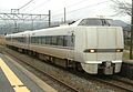 683系2000番台による特急「しらさぎ」（2010年3月6日 良川駅）