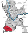 Lage der Gemeinde Kirchzell im Landkreis Miltenberg