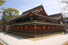 Bâtiment principal du Kitano Tenman-gū