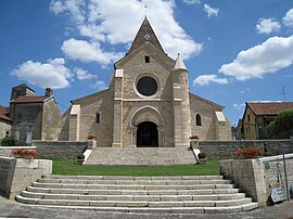 The church in Saint-Seine-sur-Vingeanne