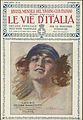 Le vie d'Italia, ottobre 1921, copertina con pubblicità Amaro Ramazzotti