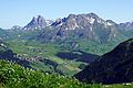 Blick von der Mahdlochalm Richtung Oberlech