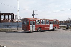 ЛиАЗ-677М на улицах Верхней Пышмы (2009)