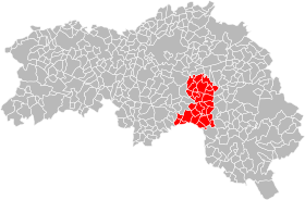 Localisation de Communauté de communes de la Vallée de la Haute Sarthe
