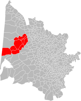 Localisation de Communauté de communes Médullienne