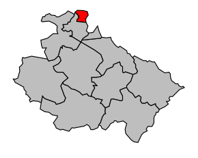 Kanton na mapě arrondissementu Saint-Dizier