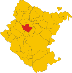 アレッツォ県におけるコムーネの領域