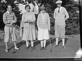 Marion Hollins and other people at Pebble Beach. (1928)