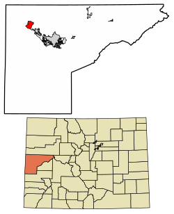Location in Mesa County, Colorado