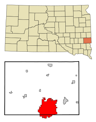 Sioux Falls i Minnehaha County och South Dakota