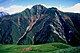 烏帽子岳から望む塩見岳（1996年10月20日）