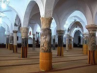 The An-Naga mosque is a 1610 reconstruction of a 10th-century mosque, it has original richly decorated Roman capitals crowning the forest of columns in its multi-domed hall.[47]