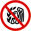Anti-Internal Revenue Service symbol