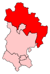 A large constituency in the north of the county.