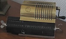 Odhner's arithmometer Odhner made before 1900.jpg