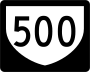 Highway 500 marker