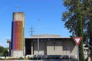 Die Pfarrkirche von Lieboch im Mai 2016