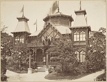 Finnish Pavilion at the Paris 1889 Exposition