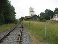 Einfahrtsbereich vom Bahnhof Poysdorf