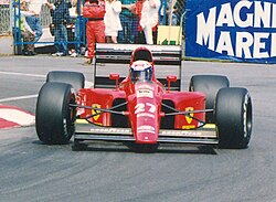 アラン・プロストがドライブする642、1991年モナコグランプリ