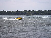 Une partie des rapides de Lachine