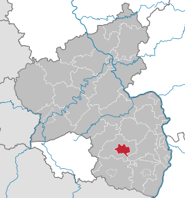 Kaart van Kaiserslautern
