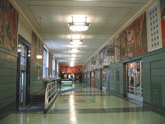 Main lobby of Rincon Annex (parallel to Mission)