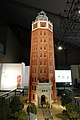 Architectural model of the tower at Edo-Tokyo Museum