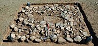 Sagsai-shaped graves, Tsagaan Asga site (square).