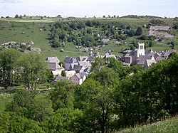 Skyline of Saint-Urcize