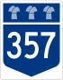 Highway 357 shield