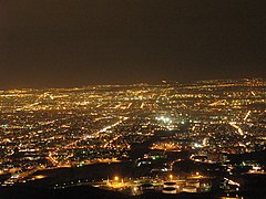 Tehran seen from Koohsar Forest Park