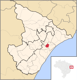 Localização de Maruim em Sergipe