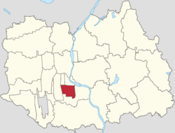 Location of Shiyuan Subdistrict within Shunyi District