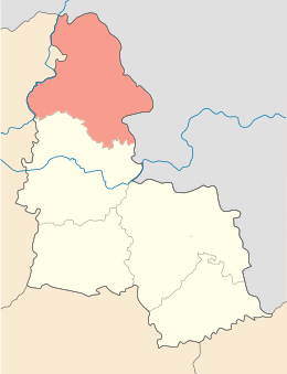 Distret de Šostka - Localizazion
