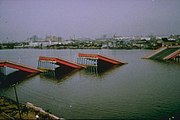 新潟地震により落橋した昭和大橋