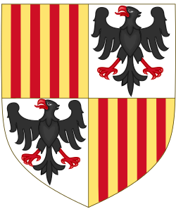Jakob II av Aragóns våpenskjold