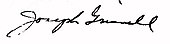 signature de Joseph Grinnell