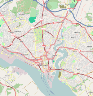 Map of Southampton (from OpenStreetMap)